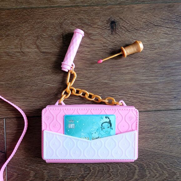 Disney Princess Style Trendy Traveler Backpack Clutch Lipstick Credit Card Pink - Picture 10 of 15